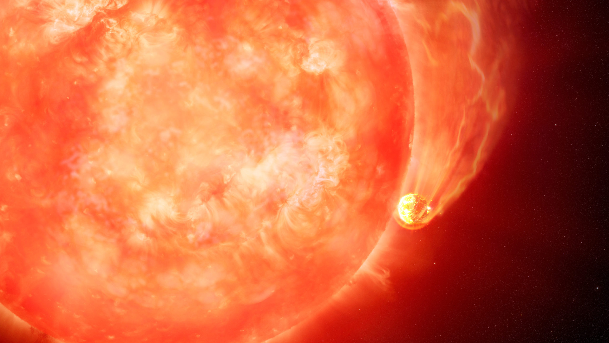 Una gigante rossa inghiotte un Cosmo 2050